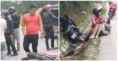 Thanh niên đi Exciter, giật túi xách khiến cô gái ngã xuống mương còn vờ hỏi ‘có sao không em?’