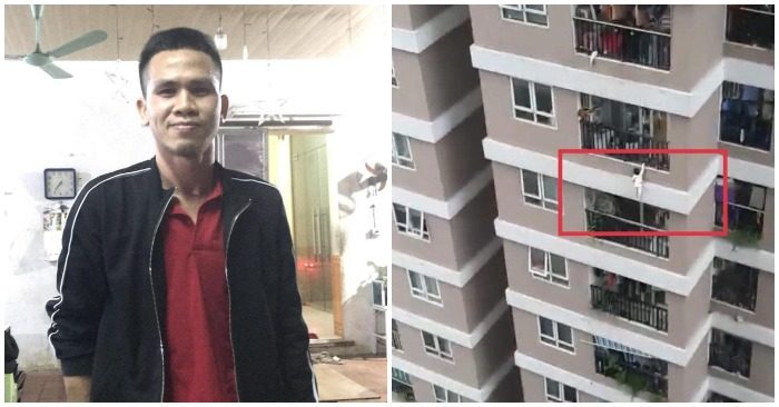 đỡ bé gái