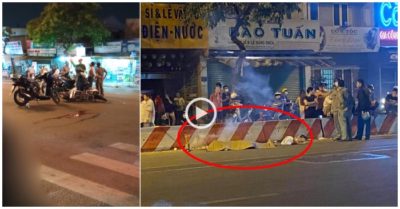 Video hiện trường nghi va chạm sau khi giật túi xách nữ, một người thiệt mạng, người bạn bỏ chạy