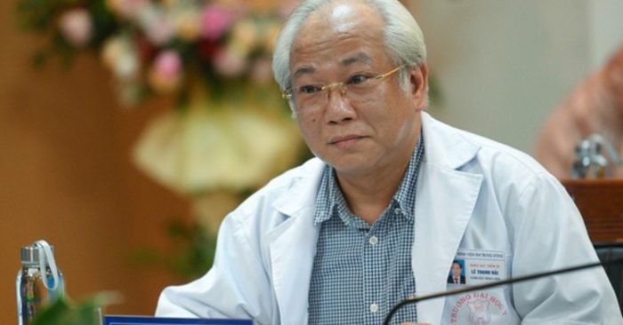GS.TS Lê Thanh Hải, Giám đốc Bệnh viện Nhi Trung ương (ảnh chụp màn hình báo Dân Trí).