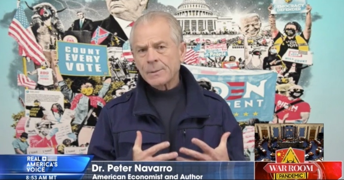Tiến sĩ Peter Navarro (sinh 15 tháng 7 năm 1949) là một giáo sư kinh tế và chính sách công tại Trường Kinh doanh Merage Paul, Đại học California, Irvine. Navarro có bằng tiến sĩ Kinh tế của trường Đại học Harvard. Ông đã nhận được nhiều giải thưởng giảng dạy tại các khóa học MBA