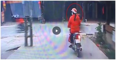 Video kiểu xi-nhan bên phải nhưng rẽ trái của cô gái khiến tài xế ôtô ‘sập bẫy’