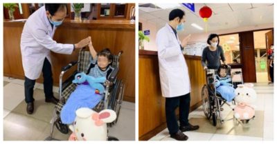 Bé gái rơi từ tầng 13 tươi rói xuất viện, mẹ bé xúc động: ‘Đây là hạnh phúc quá lớn lao’