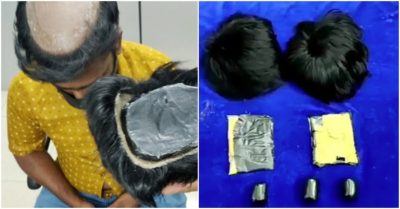 Video: Giấu hơn nửa cân vàng trong bộ tóc giả để buôn lậu qua sân bay