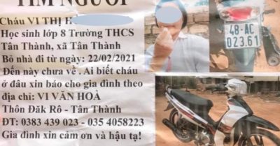 Nữ sinh 14 tuổi mất liên lạc với gia đình hơn nửa tháng