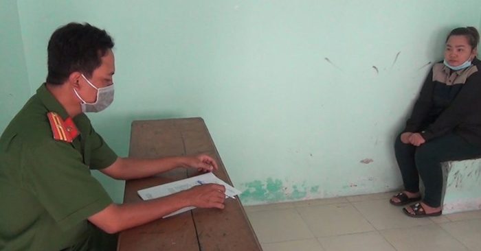 Người phụ nữ chuyên cướp giật dây chuyền vàng ở thành phố Hà Tiên, tỉnh Kiên Giang