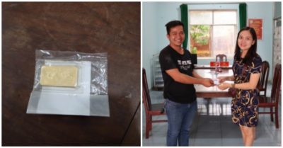 Nhặt được 5 chỉ vàng, cô gái tìm người trả lại