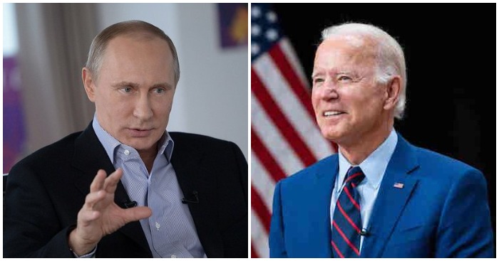 Ông Putin thách ông Biden đối thoại "trực tiếp, công khai" (ảnh ghép từ Flickr/SNO).