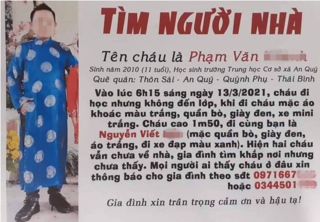 Cậu bé lớp 5 rủ bạn đạp xe 140km 'trốn' nhà từ Thái Bình vào Thanh Hoá vì nhớ bà ngoại