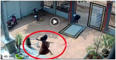 Video trộm vào nhà, vợ mang bầu 5 tháng cầm rựa bảo vệ khi chồng bị tấn công