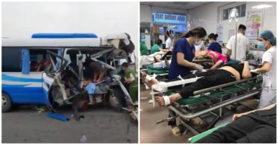 Video hiện trường xe khách tông vào đuôi xe đầu kéo, khiến 21 người thương vong