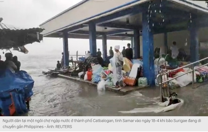 Cập nhật tối 19/4: Pha ma tuý vào trà sữa bán kiếm lời; Philippines sơ tán hơn 68.000 người tránh bão Surigae