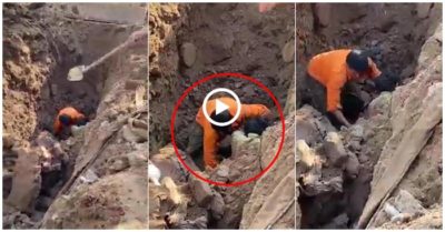 Sự thật việc ‘đào được người đàn ông dưới lòng đất’ ở Hà Nội trong video đăng tải trên MXH