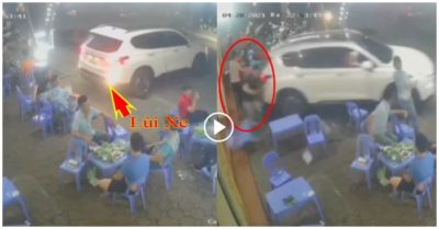 Video tài xế nhấn ga lùi vào quán nhậu, khiến khách hàng hoảng sợ rồi rời đi