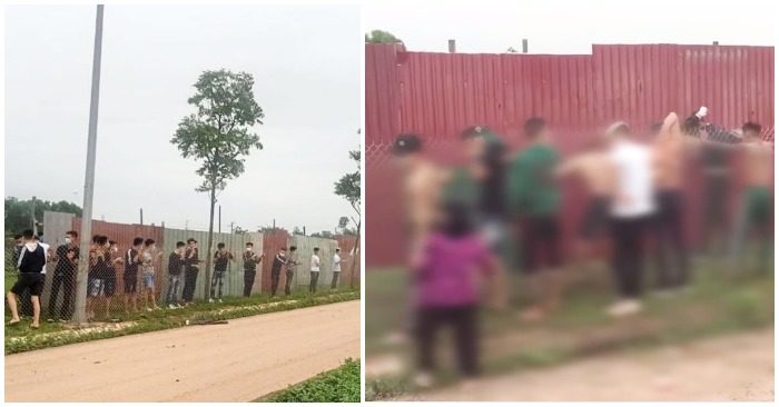 ném chất bẩn