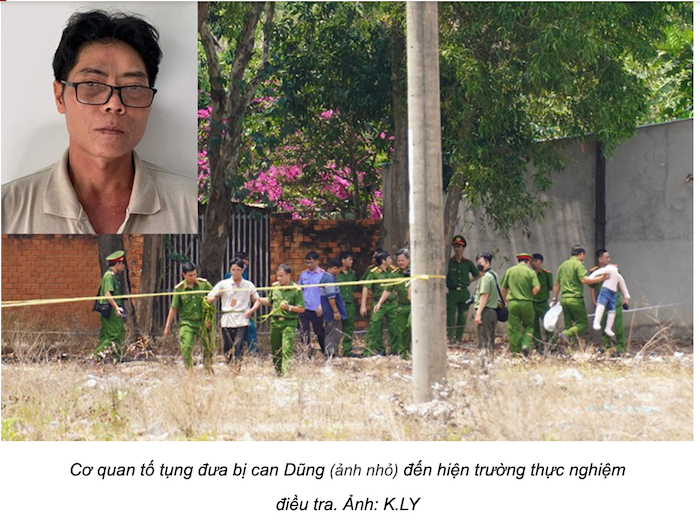 Phạm Văn Dũng là hàng xóm của gia đình bé gái bị hiếp dâm, sát hại dã man (ảnh chụp màn hình báo Pháp Luật).