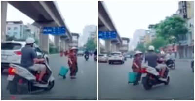 Video thấy cụ bà qua đường lóng ngóng, người đàn ông xa lạ có hành động ấm lòng
