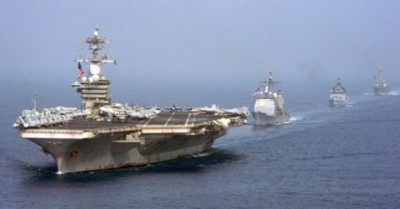 Mỹ và Trung Quốc đồng loạt đưa tàu chiến tới Biển Đông, Biển Hoa Đông