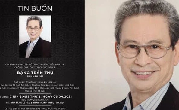 Nam diễn viên Đặng Trần Thụ (Chủ Tịch Tỉnh) qua đời