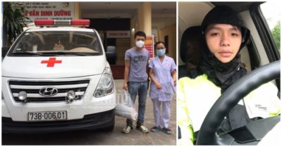 Chàng trai trẻ lái xe cứu thương xuyên đêm, vượt hơn 500km tới Bắc Giang ‘xin’ chống dịch