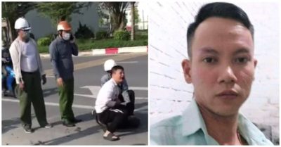 Được công an Hà Nội khen thưởng, anh Thưởng vui và nói ‘hành động không có gì quá lớn’