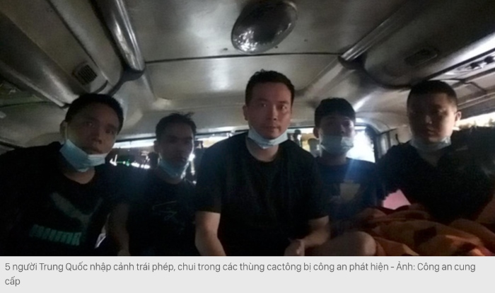 Video: 5 người Trung Quốc trốn trong thùng carton vượt gần 2.000km vào TP. HCM 