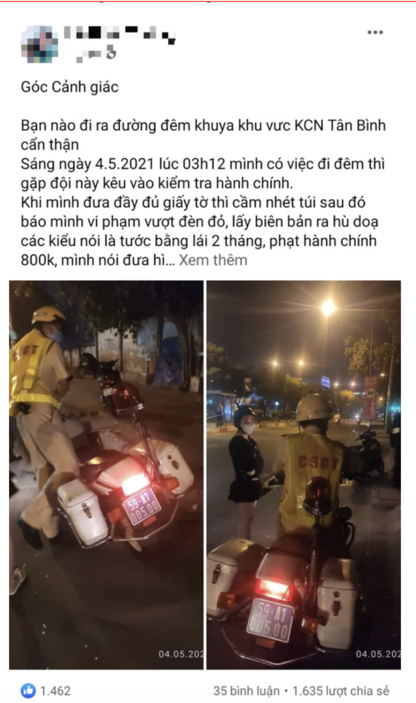 CSGT Tân Sơn Nhất trả bằng lái xe, xin lỗi người tố đại úy không chứng minh được lỗi vi phạm