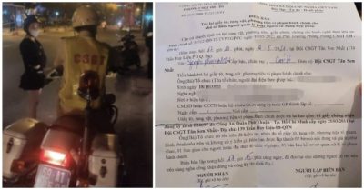 CSGT Tân Sơn Nhất trả bằng lái xe, xin lỗi người tố đại úy không chứng minh được lỗi vi phạm