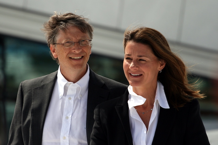 Tỷ phú Bill Gates và phu nhân Melinda Gates 