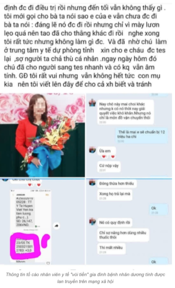 Nữ y tá Bắc Giang thừa nhận 'vòi tiền' bệnh nhân Covid-19 