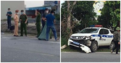 Video: Khoảnh khắc xe CSGT tông văng nữ sinh đang trên đường đi học về