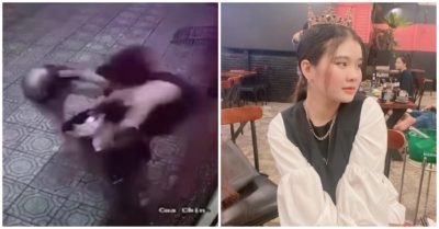 Clip: Cô gái mặc váy ‘tung cước’ đá bay tên trộm xe máy