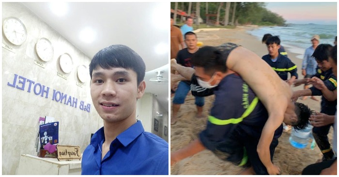 Cứu 2 cháu bé đuối nước ở Phú Quốc, nam thanh niên 26 tuổi tử vong (ảnh facebook).