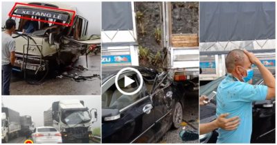 Video: Toàn cảnh tai nạn ‘liên hoàn kép’ giữa 9 ôtô, khiến giao thông ùn tắc cục bộ