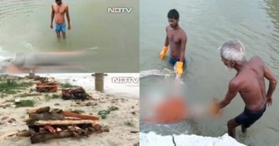 Người chết ở Ấn Độ được ‘cải táng’ bất đắc dĩ: Thi thể vẫn còn găng tay phẫu thuật, miệng ngậm ống thở ô xy