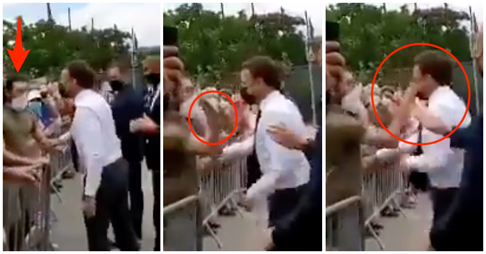 Video: Tổng thống Pháp Macron ‘ăn tát’ trước công chúng