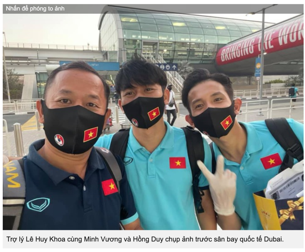 Tuyển Việt Nam háo hức về nước sau chiến dịch vòng loại World Cup 2022 thành công ở UAE (ảnh chụp màn hình Dân Trí).