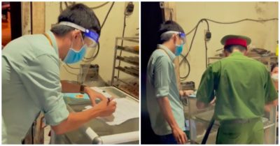 Xuất hiện thêm clip Phó Chủ tịch phường ở Nha Trang đến tận lò bánh mì xử phạt