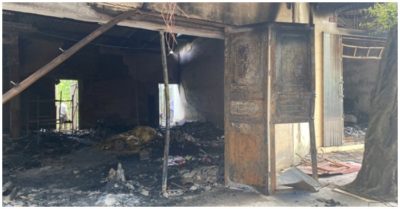 2 vợ chồng thiệt mạng sau nhiều tiếng nổ phát ra từ cửa hàng bán đồ điện lúc nửa đêm