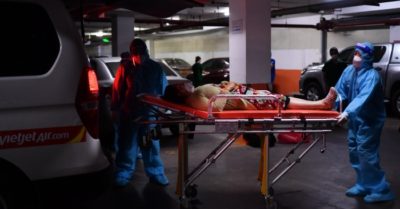 Bị tai nạn đến bệnh viện khám, hai vợ chồng phát hiện dương tính Covid-19