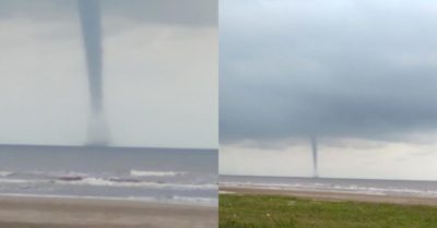 Video: Vòi rồng xuất hiện ở Thanh Hóa khiến người dân ngỡ ngàng