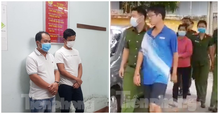 Chiều 28/8, Công an tỉnh Thái Bình đã bắt giam 2 người đưa tiền hối lộ và 2 nhân viên y tế nhận tiền hối lộ cho hàng trăm công nhân qua chốt kiểm dịch (ảnh chụp màn hình trên báo Tiền Phong).