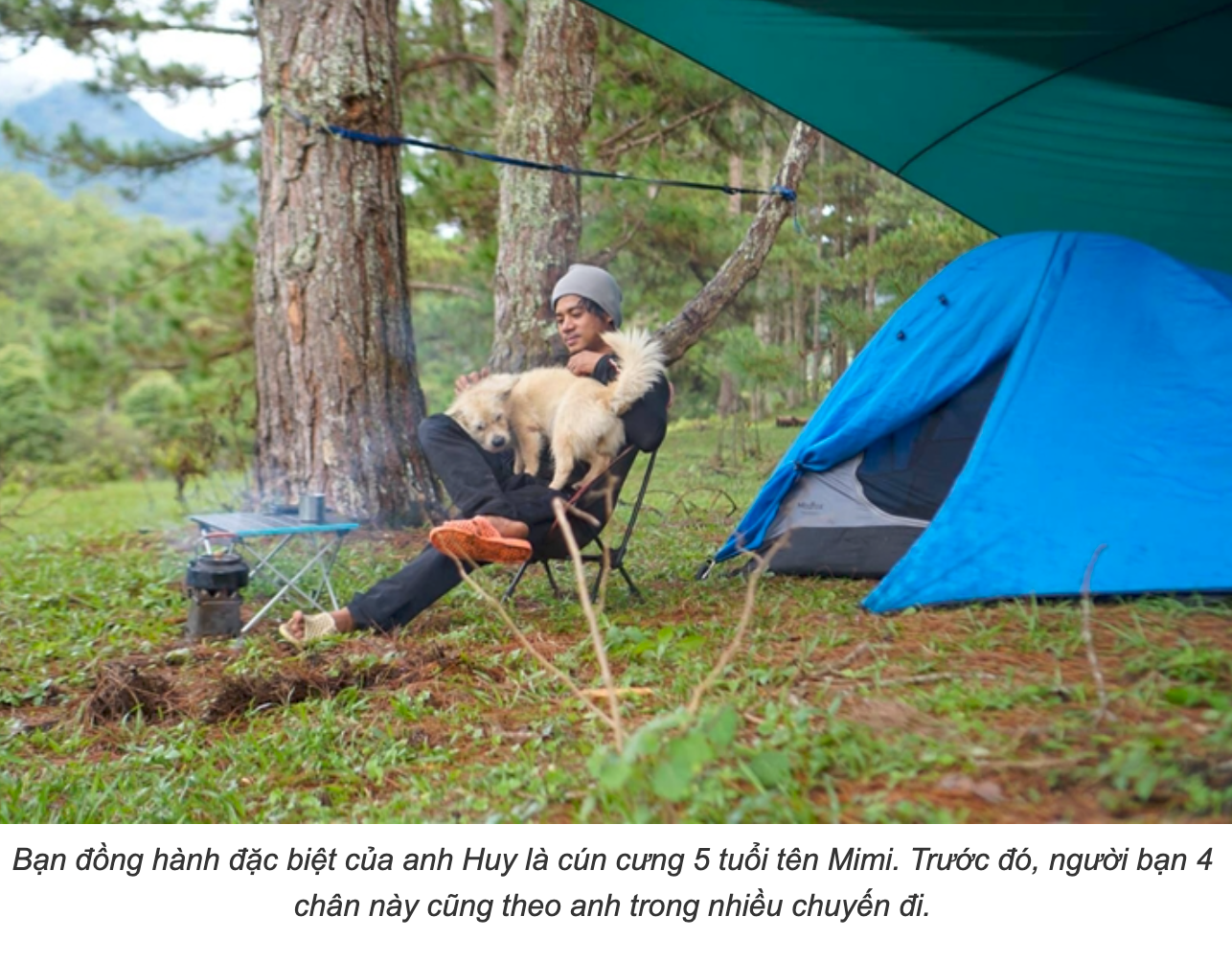 Đi cắm trại, 4 người kẹt trên núi ở Bà Rịa - Vũng Tàu 1,5 tháng vì dịch