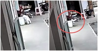 Video: Khoảnh khắc bé trai 10 tháng tuổi chơi rồi bị ngã vào xô nước