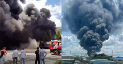 Video: Lửa bao trùm công ty sản xuất ‘3 tại chỗ’, nhiều công nhân ngất xỉu