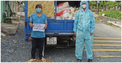 Ớn lạnh với thứ chứa bên trong xe tải vừa vào đến cửa ngõ TP. HCM