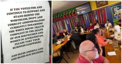 Khách hàng tăng đột biến sau khi nhà hàng Florida thông báo không phục vụ người bầu TT Biden