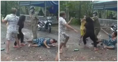 Xôn xao clip giằng co giữa bảo vệ dân phố và người dân quận 8, TP. HCM