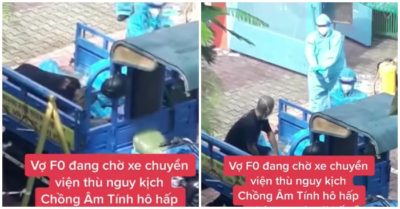 Clip chồng luống cuống hô hấp nhân tạo cứu vợ là F0 đang nguy kịch