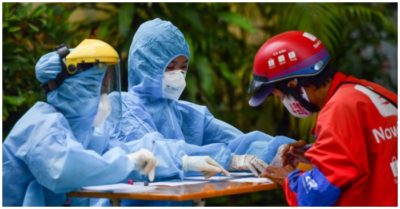 TP. HCM: Tiếp tục xét nghiệm Covid-19 cho shipper đến hết ngày 30/9